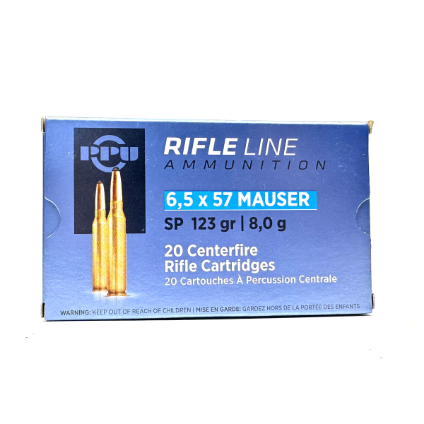 PPU 6,5x57 SP 123gr 20 Stk./Pkg.