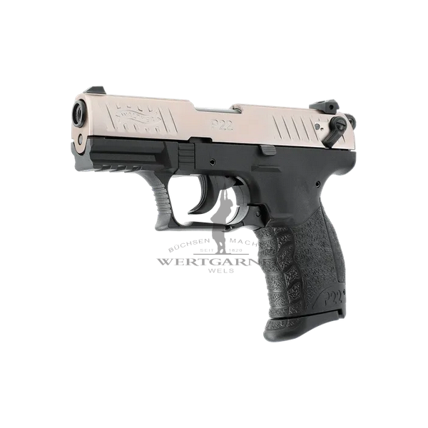 Walther P22Q 9mm P.A.K. Nickel Finish