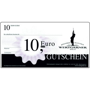 Gutschein Karte 10€