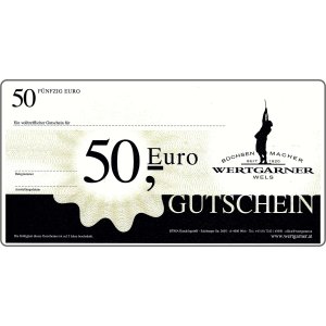 Gutschein Karte 50€
