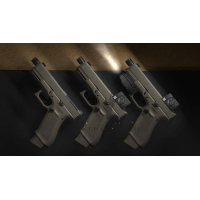 Glock 45 Gen 5 MOS/FS 9x19 M13,5x1 Green Combo COA & GTL II"Hunter Edition"