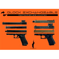 Glock 43 Long Slide 9x19 EXCHANGEABLE
