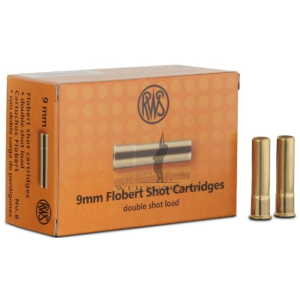 RWS Flobertpatronen 9mm Doppelschrot 2,3mm Nr. 8