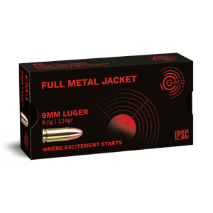 Geco 9mm Para FMJ 8,0g/124gr  1000 Schuss
