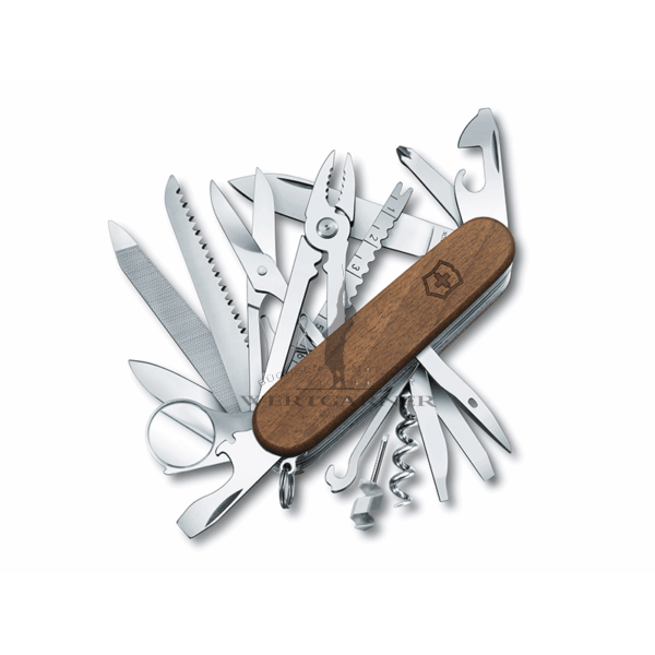 Victorinox Swiss Champ Wood 91mm braun