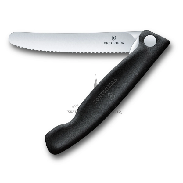 Victorinox Swiss Classic Picknick Messer 11cm Wellen schwarz