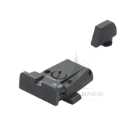 LPA SPR Visier schwarz Glock 17-48+X