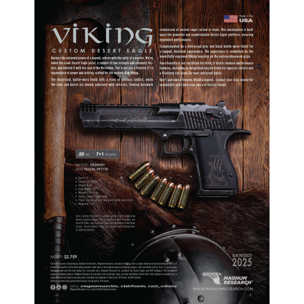 Desert EAGLE XIX Limited Edition VIKING 2 Kal. .50AE