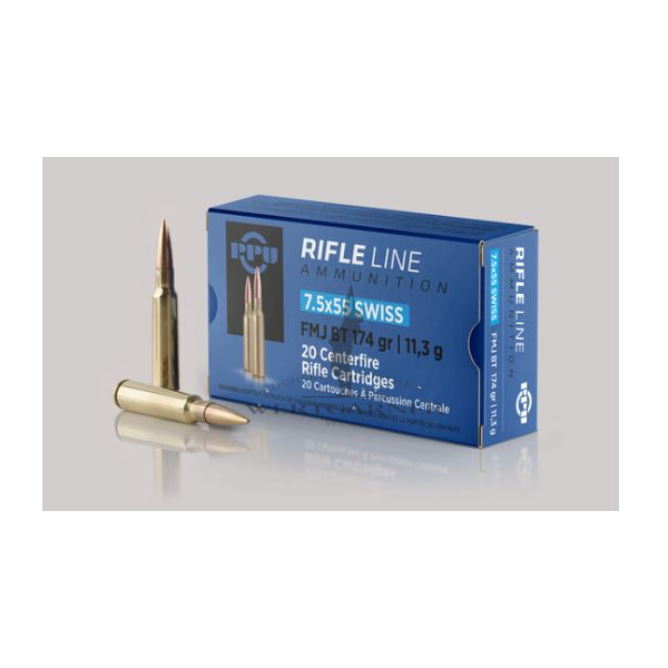 PPU 7,5x55 mm Swiss 174 gr 20 Stk./Pkg.