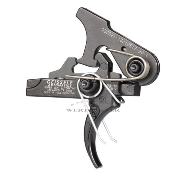 SSA-E SUPER SEM-AUTO ENHANCED 2-STG CURVED TRIGGER FOR AR-15