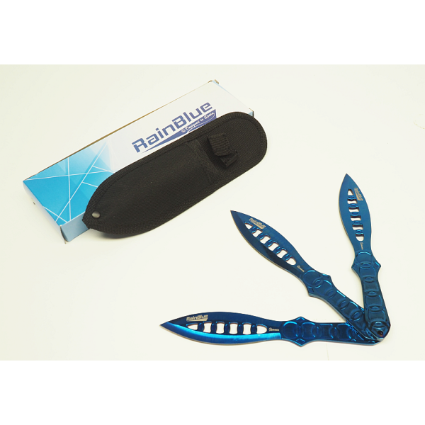 3 Werfer Regenblau-Set