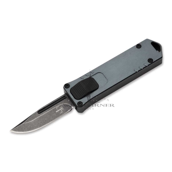 Böker Plus USB OTF Gray/Green Springmesser